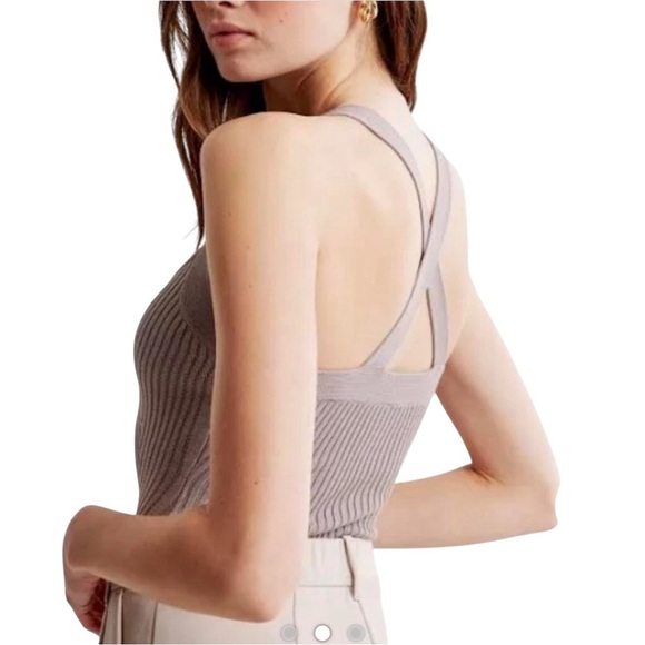 Abercrombie & Fitch - NWT Sweater-Knit Bodysuit Sz L - Picture 2 of 9